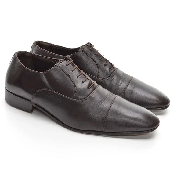 a. testoni | Shoes | Men A Testoni Basic Brown Leather Cap  display picture 1